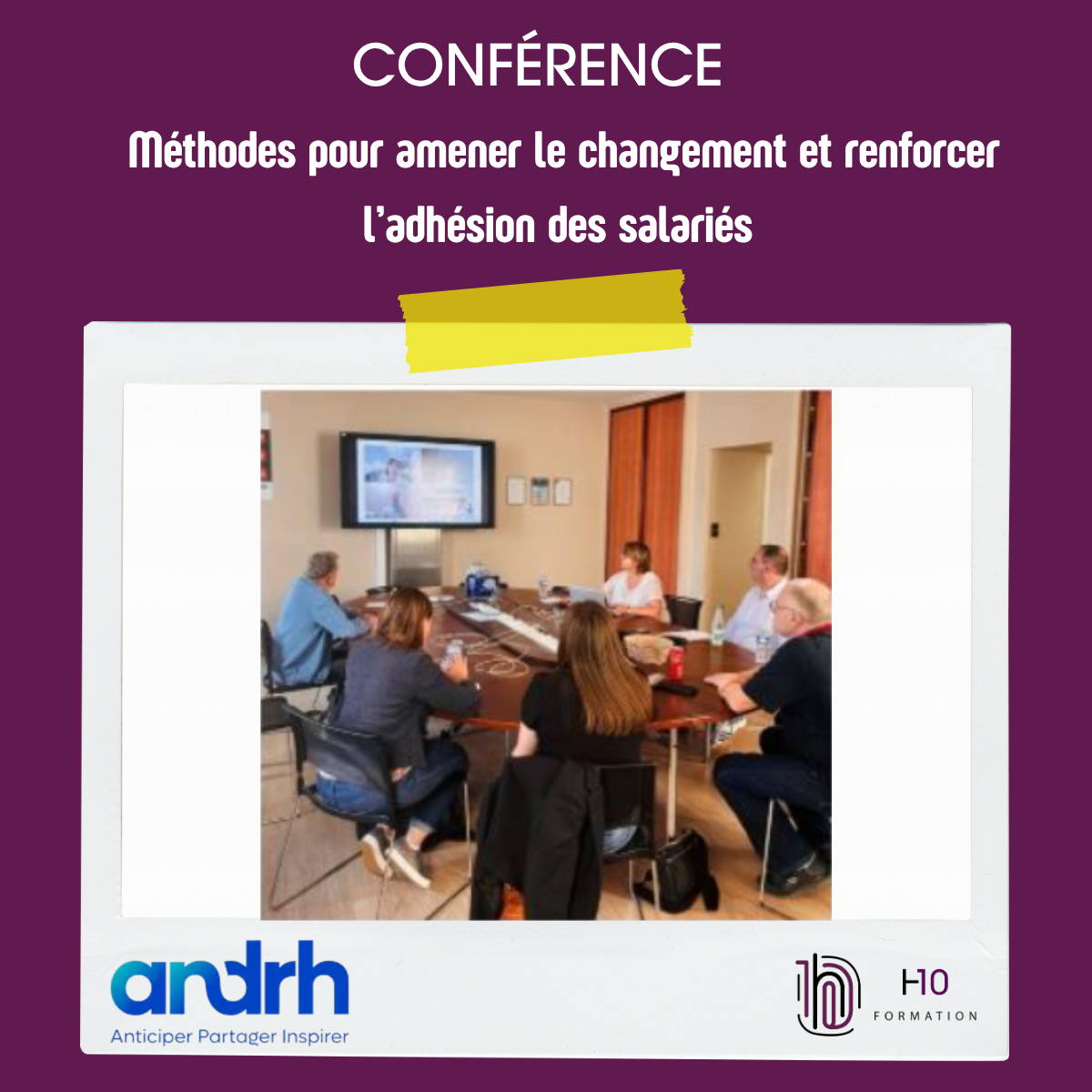 Conférence avec l'ANDRH 